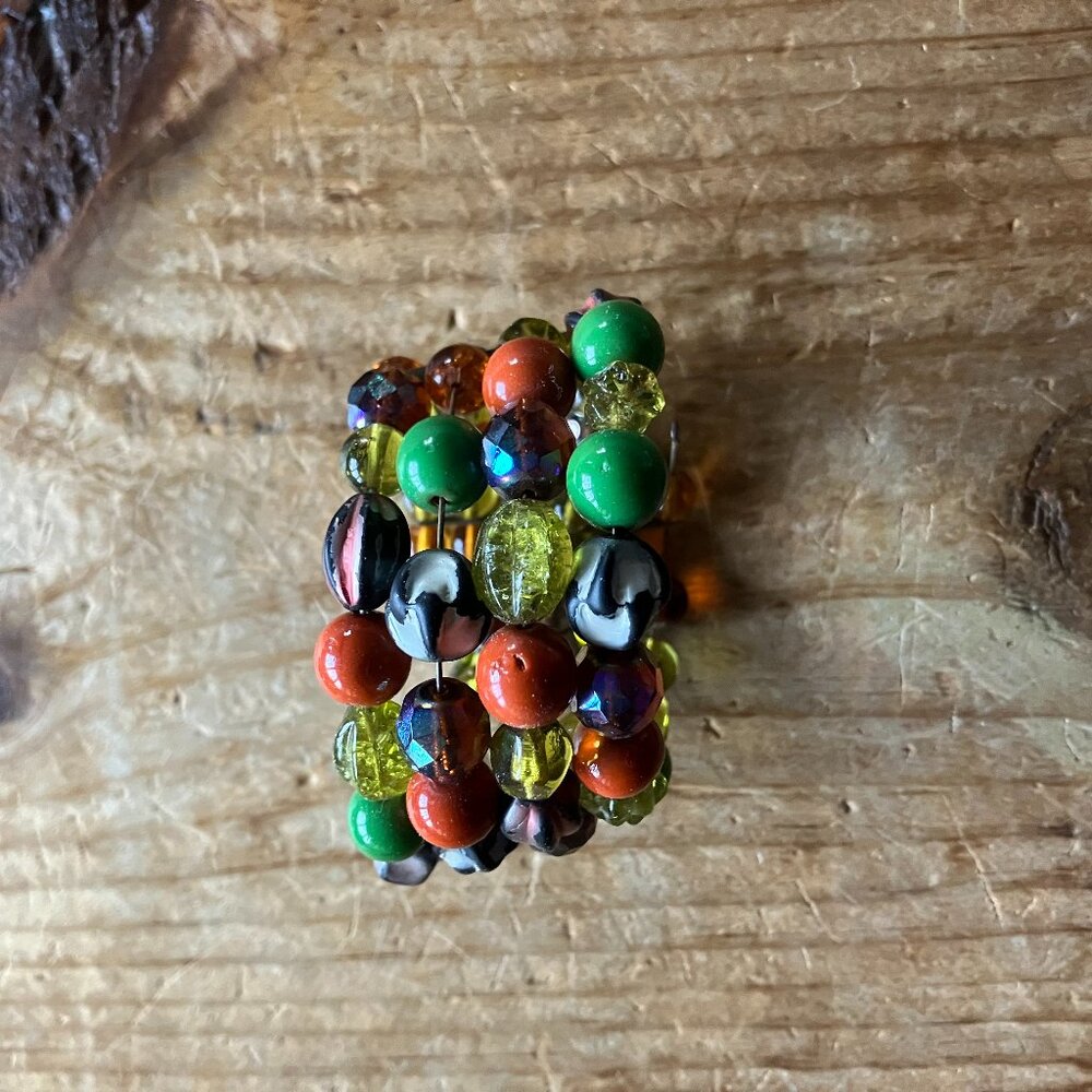 Vintage Bead Wrap Bracelet